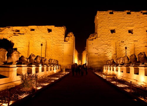 Sound and light Show Karnak temple