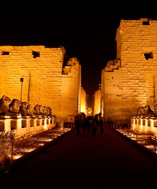 Sound and light Show Karnak temple