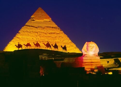 Sound and light Show Giza Pyramids