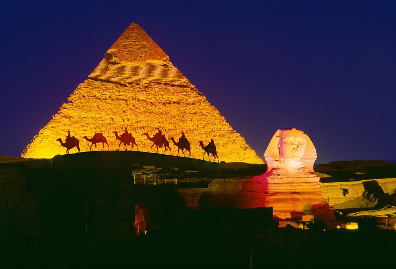 Sound and light Show Giza Pyramids